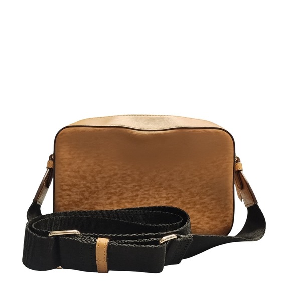 DKNY Bryant Crossbody Camera Bag Womens Brown‎ Leather Elegant Zipper Closure - Picture 2 of 12